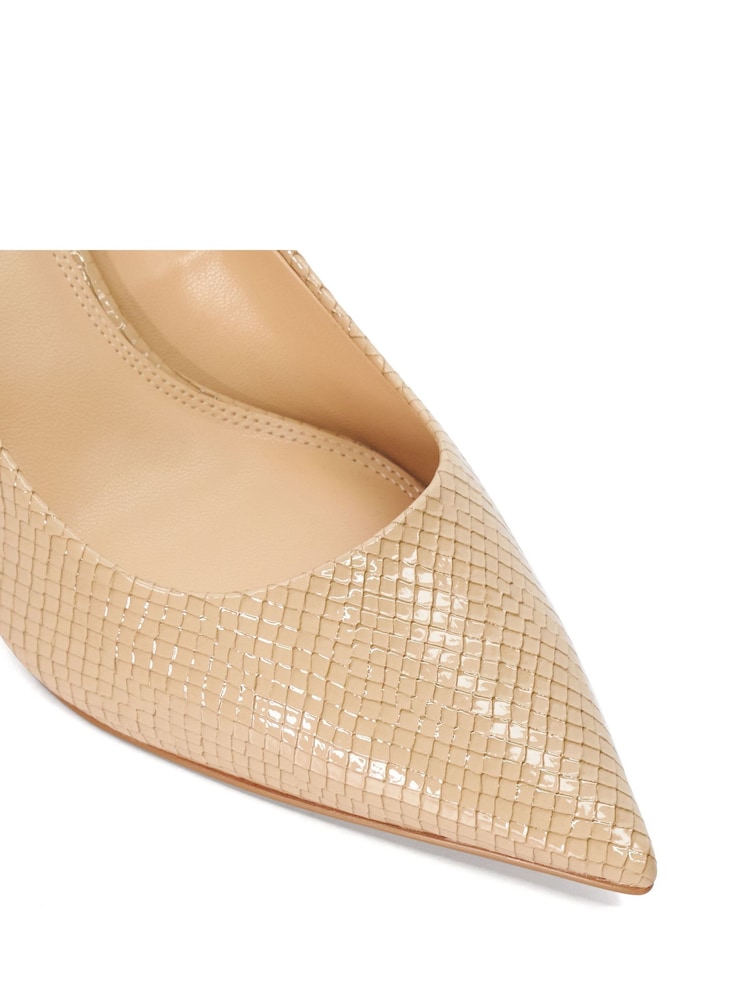 Dune London Pink Absolute Mid Heel Pointed Courts - Image 6 of 6