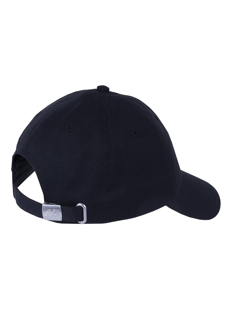 New Balance Black 6-Panel Linear Logo Hat - Image 2 of 3