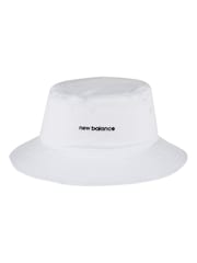 New Balance White 100% Cotton Bucket Hat - Image 1 of 3