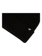 New Balance Black Winter Watchman Beanie - Image 3 of 3
