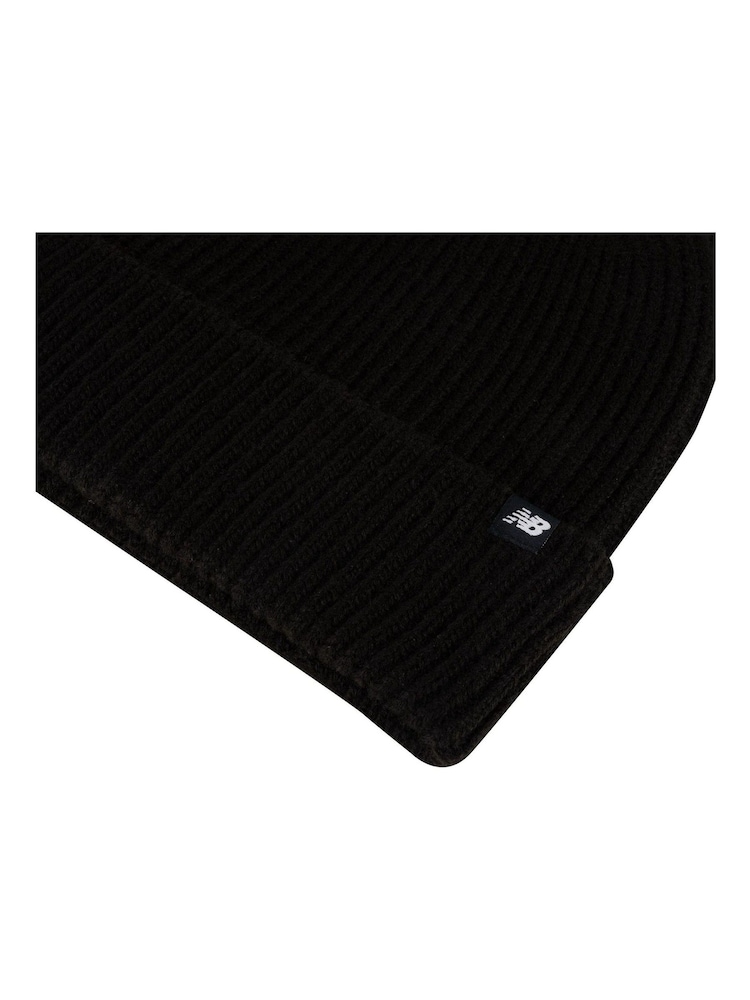 New Balance Black Winter Watchman Beanie - Image 3 of 3
