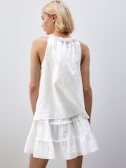 White Notch Neck Cami Top - Image 3 of 6
