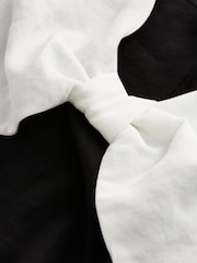 Black/Ecru Bow Cami Top - Image 6 of 6