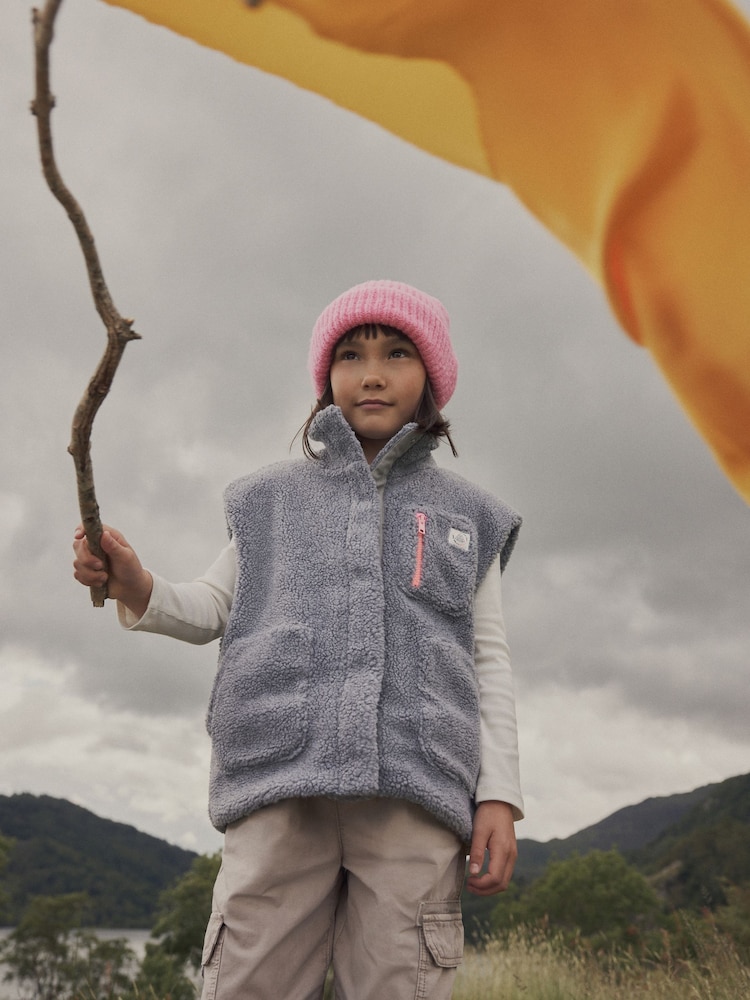 Charcoal Grey Borg Gilet (3-16yrs) - Image 1 of 7