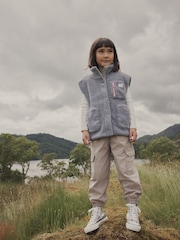 Charcoal Grey Borg Gilet (3-16yrs) - Image 2 of 7