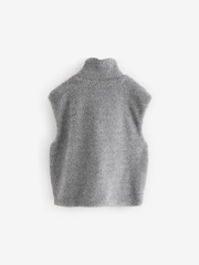 Charcoal Grey Borg Gilet (3-16yrs) - Image 5 of 7