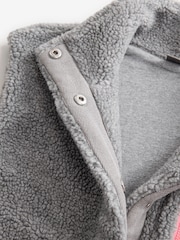 Charcoal Grey Borg Gilet (3-16yrs) - Image 7 of 7
