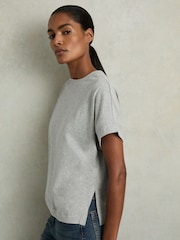 Reiss Lois T-Shirt mit Rundhalsausschnitt aus Baumwolle - Bild 1 von 6