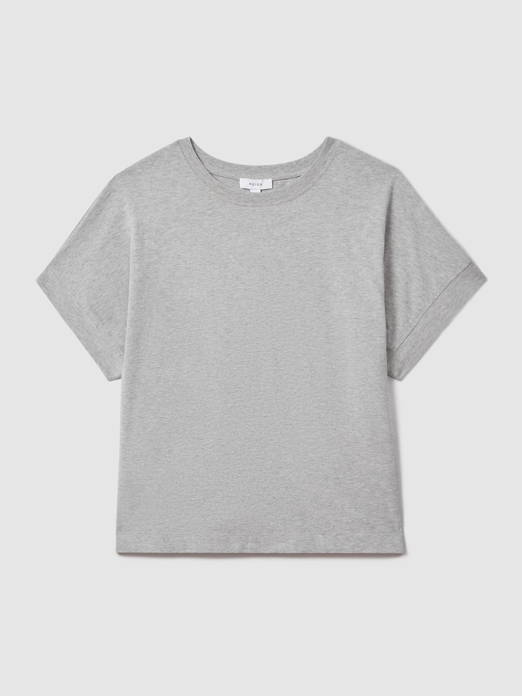 Reiss Lois T-Shirt mit Rundhalsausschnitt aus Baumwolle - Bild 2 von 6