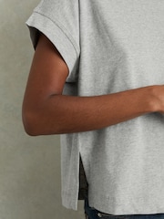 Reiss Lois T-Shirt mit Rundhalsausschnitt aus Baumwolle - Bild 4 von 6