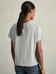 Reiss Lois T-Shirt mit Rundhalsausschnitt aus Baumwolle - Bild 5 von 6