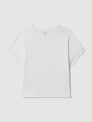 Reiss Lois T-Shirt mit Rundhalsausschnitt aus Baumwolle - Bild 2 von 7