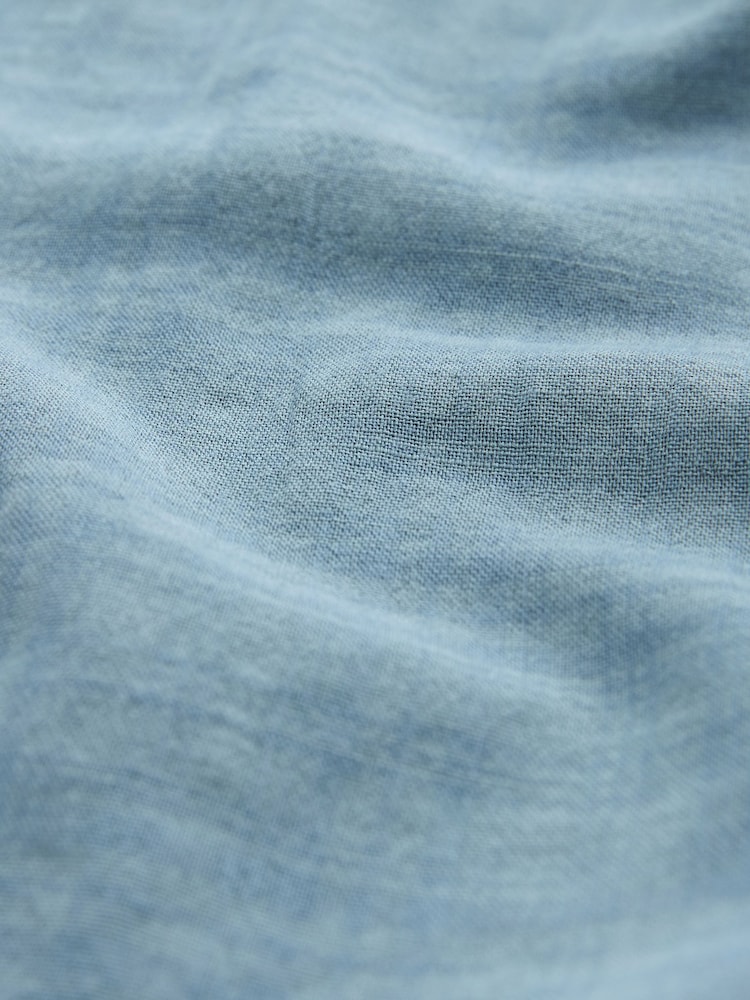 Chambray Blue Notch Neck Cami Top - Image 6 of 6