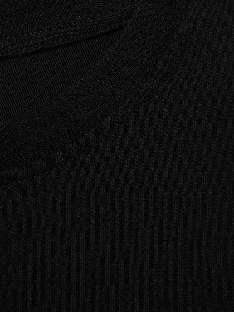 Reiss Black Lois Cotton Crew Neck T-Shirt - Image 7 of 7