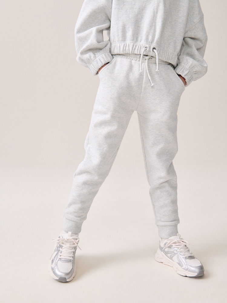 Grey Soft Jersey Regular Fit Joggers (3-16yrs) - Image 1 of 7