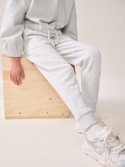 Grey Soft Jersey Regular Fit Joggers (3-16yrs) - Image 2 of 7