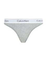 Calvin Klein Grey Slogan Classic Bikini Knickers - Image 3 of 4