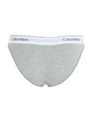 Calvin Klein Grey Slogan Classic Bikini Knickers - Image 4 of 4