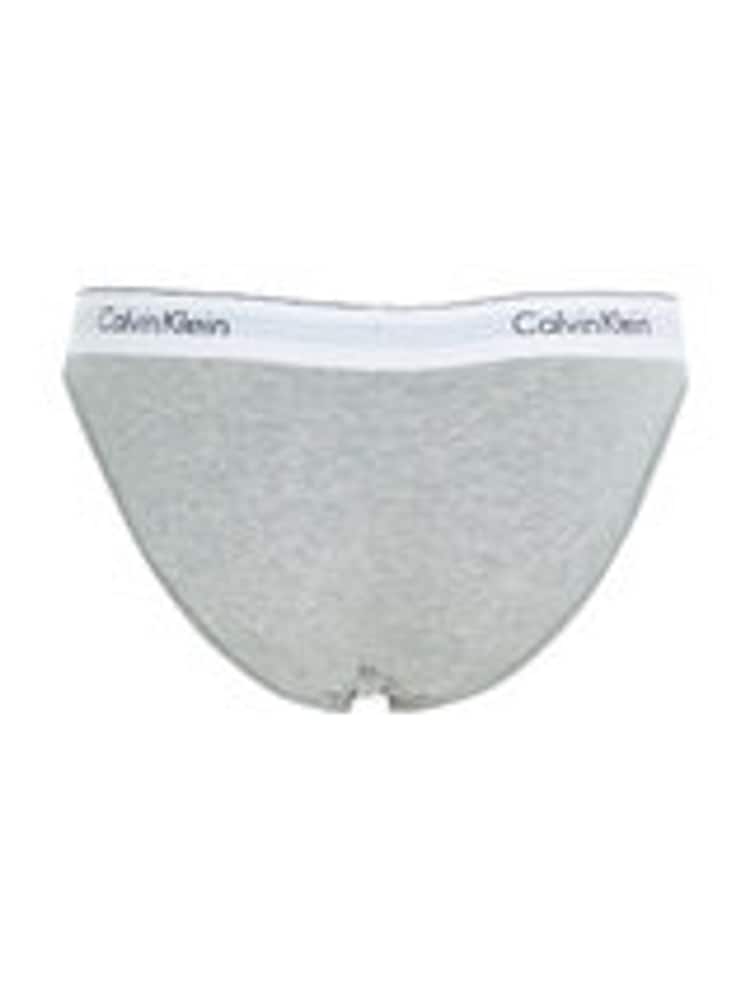 Calvin Klein Grey Slogan Classic Bikini Knickers - Image 4 of 4