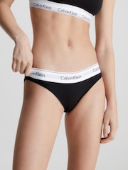 Calvin Klein Black Classic Slogan Bikini Knickers - Image 4 of 5