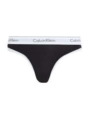 Calvin Klein Black Classic Slogan Bikini Knickers - Image 5 of 5