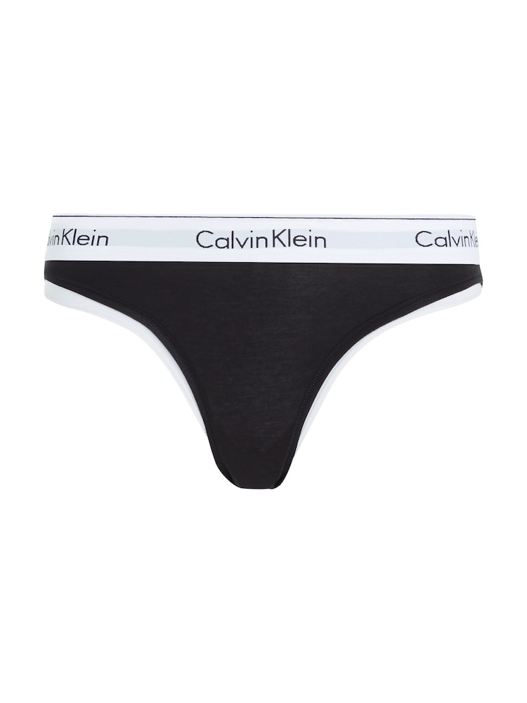 Calvin Klein Black Classic Slogan Bikini Knickers - Image 5 of 5