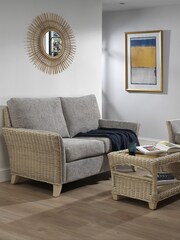 Desser Jubilee Grey Bali Rattan Conservatory 2 Seater Sofa - Image 2 of 4