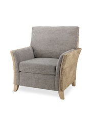 Desser Jubilee Grey Arlington Natural Rattan Conservatory Armchair - Image 4 of 5