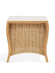 Desser Jasper Beige Cream Opera Light Oak Conservatory Footstool - Image 5 of 5