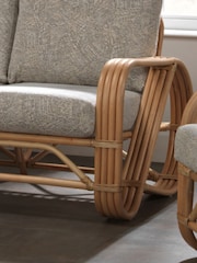 Desser Artisan Grey Brown Pretzel Conservatory 2 Seater Sofa - Image 2 of 5