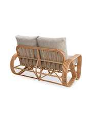 Desser Artisan Grey Brown Pretzel Conservatory 2 Seater Sofa - Image 5 of 5