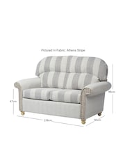 Desser Grey Athena Stripe Samford Conservatory 2Seater Pillow Back Sofa - Image 6 of 6