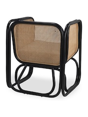 Desser Boucle Plain Iconic Wicker Rattan Chair - Image 2 of 3