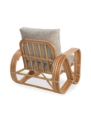 Desser Artisan Grey Brown Pretzel Conservatory Chair - Image 3 of 4