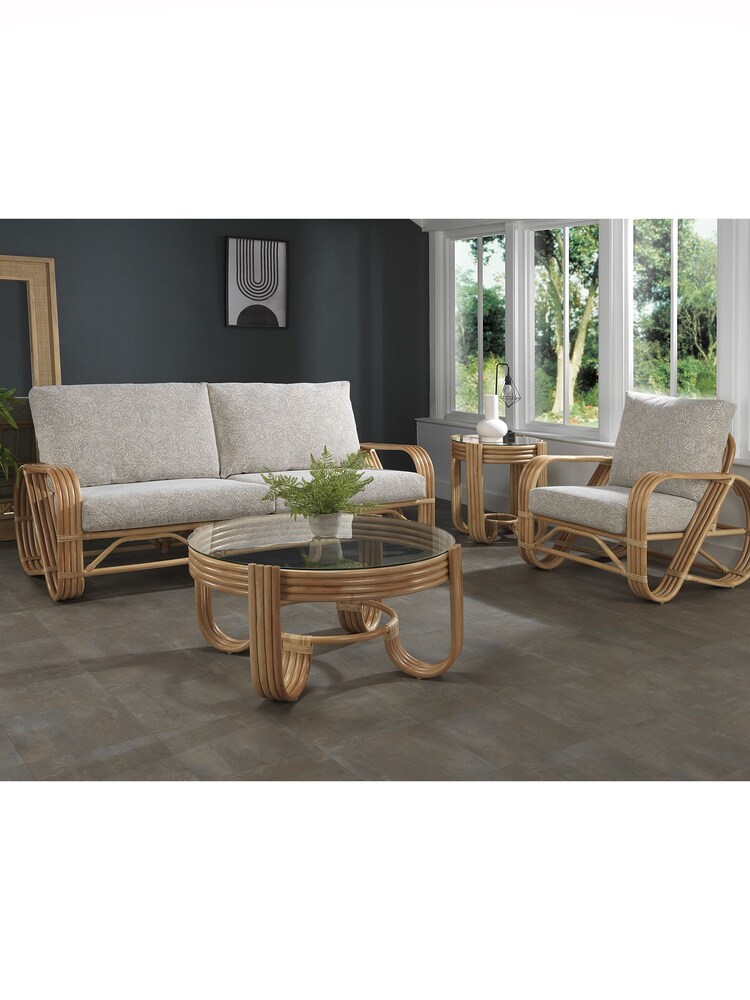 Desser Artisan Grey Brown Pretzel Conservatory Chair - Image 4 of 4
