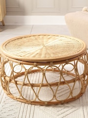 Desser Natural Beijing Wicker Rattan Coffee Table - Image 1 of 4