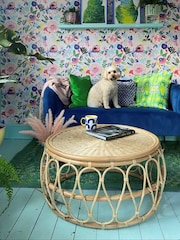 Desser Natural Beijing Wicker Rattan Coffee Table - Image 2 of 4