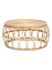 Desser Natural Beijing Wicker Rattan Coffee Table - Image 3 of 4