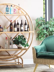 Desser Natural Large Rattan Etagere Bookshelf - Image 2 of 3