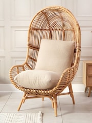 Desser Jasper Beige Loft Wicker Rattan Chair - Image 1 of 2