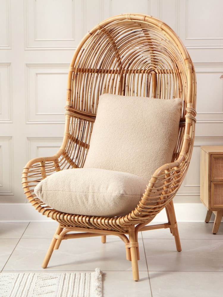 Desser Jasper Beige Loft Wicker Rattan Chair - Image 1 of 2