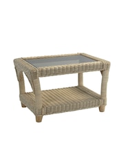 Desser Natural Samford Conservatory Glass Top Coffee Table - Image 5 of 6