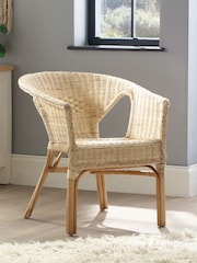 Desser Natural Loom Wicker Rattan Chair - Image 2 of 3