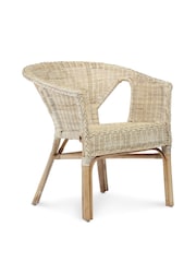 Desser Natural Loom Wicker Rattan Chair - Image 3 of 3