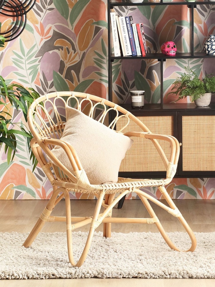 Desser Natural Nordic Wicker Rattan Chair - Image 1 of 3