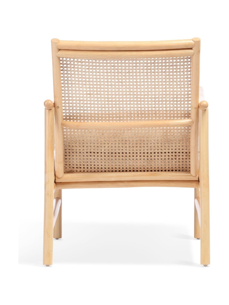 Desser Bouclé Plain Natural Wicker Rattan Borneo Chair - Image 3 of 3