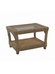 Desser Brown Seville Conservatory Glass Top Coffee Table - Image 5 of 5