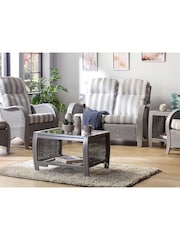 Desser Duke Grey Stripe Turin Grey Conservatory Chair - Image 2 of 5