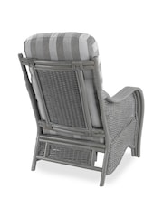 Desser Duke Grey Stripe Turin Grey Conservatory Chair - Image 5 of 5