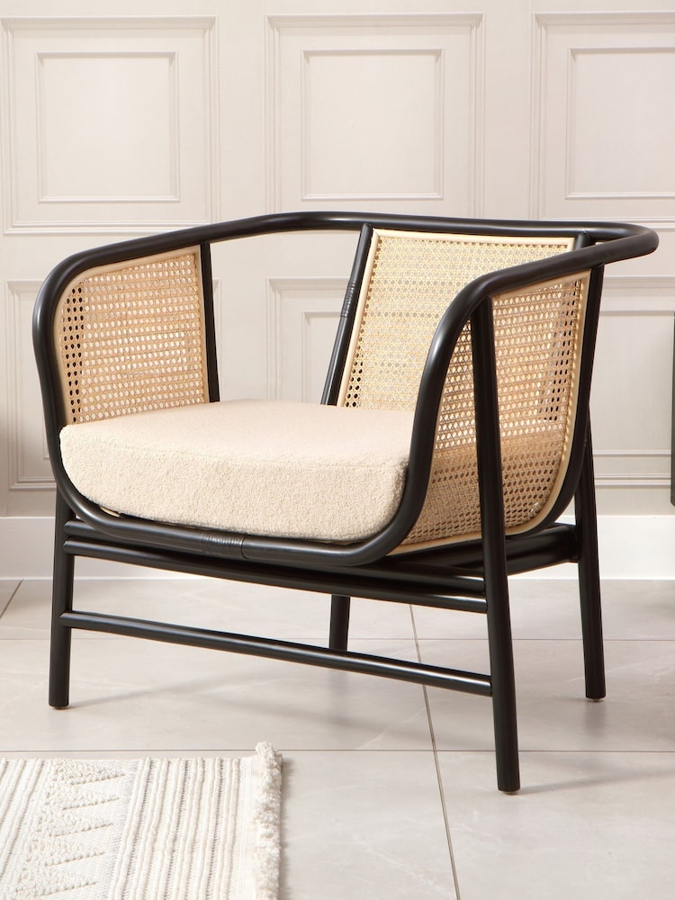 Desser Boucl Plain Seoul Wicker Rattan Chair - Image 1 of 3